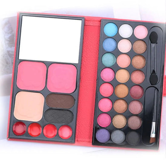palette maquillage enfant non toxique rose ouverte