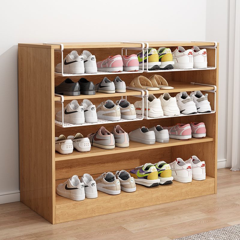 Etagère-chaussure-suspendue-rangement-innovant-blanc-taille-large-suspendue-sous-étagère