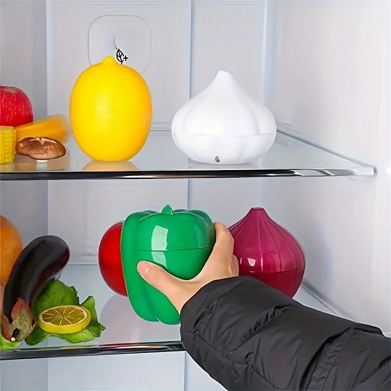 Rangement-Cuisine-Boîte-de-Conservation-Alimentaire-VeggieKeeper™-Rangement-innovant-groupés-sur-étagère