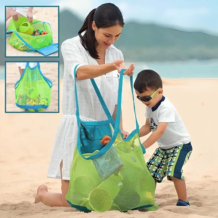 Rangement Jouet - Plage - Bleu Vert - Rangement Innovant