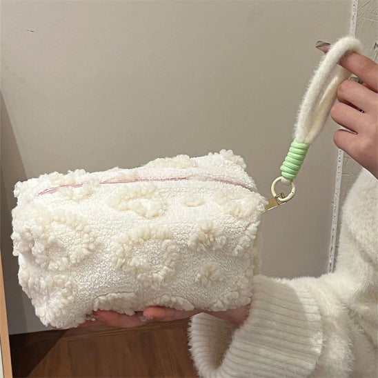 Trousse maquillage - Élégance Nori - blanc - rangement innovant