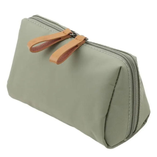Trousse maquillage - Élégante - Rangement innovant - vert