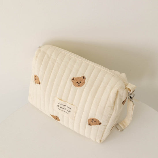 Trousse de toilette bébé - Complète et Pratique - rangement innovant - oursons