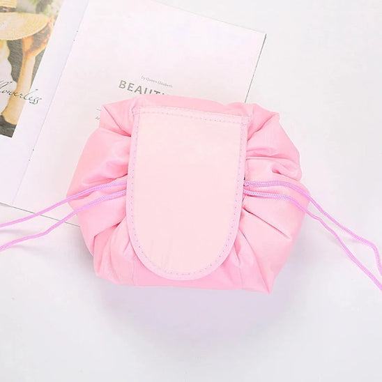 trousse maquillage pratique rose claire rangement innovant
