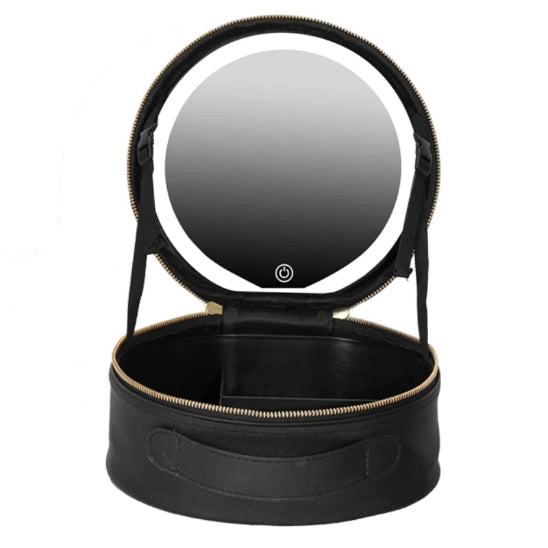 trousse de maquillage led nori noir petite taille