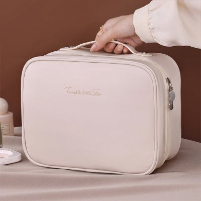 Trousse maquillage - OrganizeBeauty - Rangement innovant - Couleur blanche - fermée