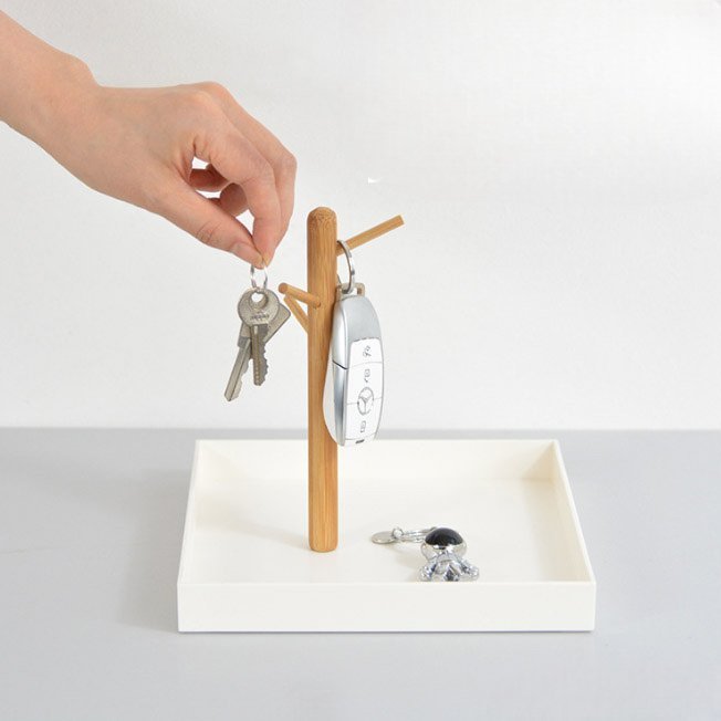 Rangement Bijoux - Et Clé - BranchRectaTray™ - Blanc - Rangement Innovant