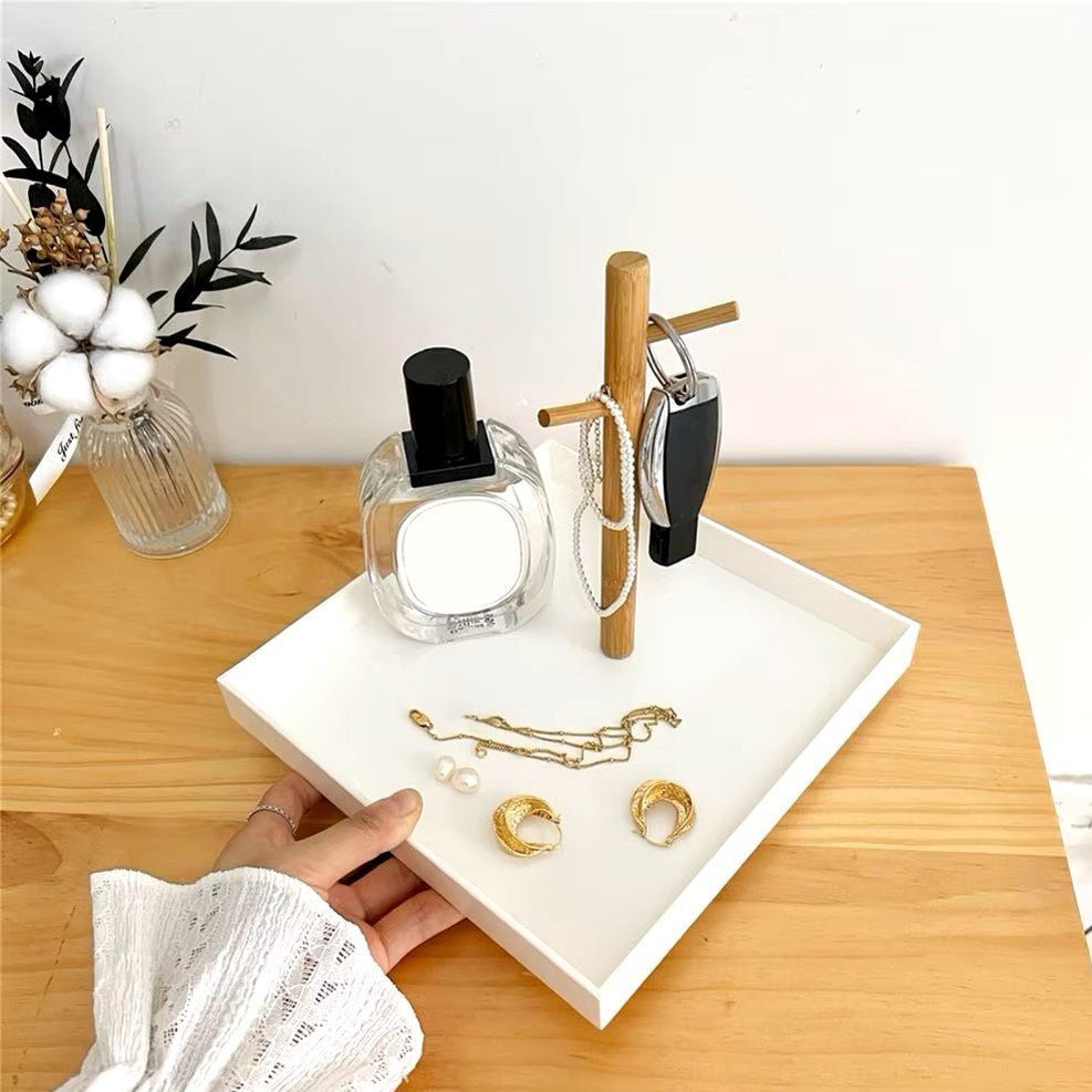 Rangement Bijoux - Et Clé - BranchRectaTray™ - Blanc - Rangement Innovant