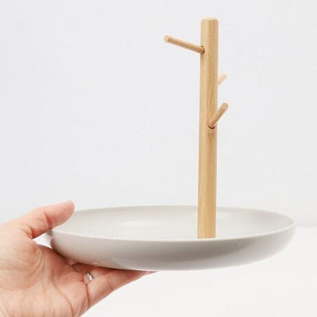 Rangement Bijoux - Et Clé - BranchRoundTray™ - Blanc - Rond/Blanc - Rangement Innovant