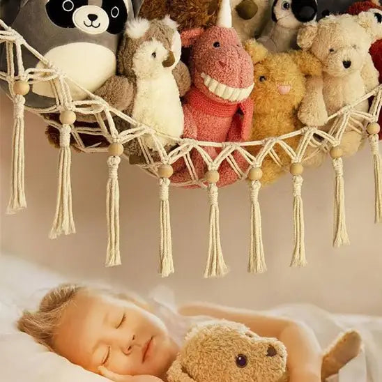 Rangement Chambre Enfant - Range Peluches - StorageHammockâą - Rangement Innovant