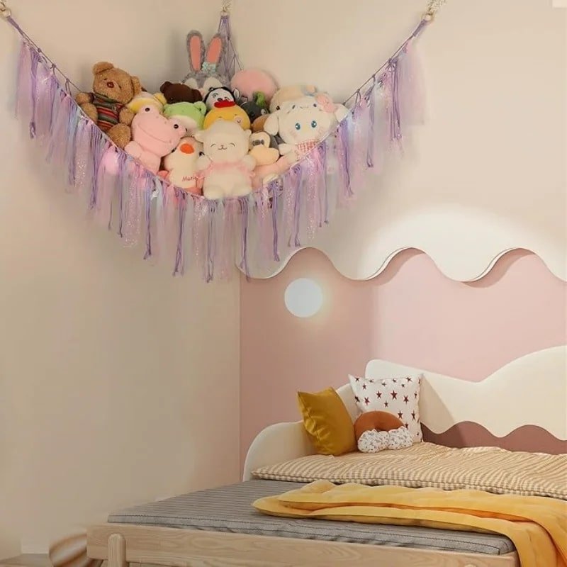 Rangement Chambre Enfant - Range Peluches - StorageHammockâą - Rangement Innovant