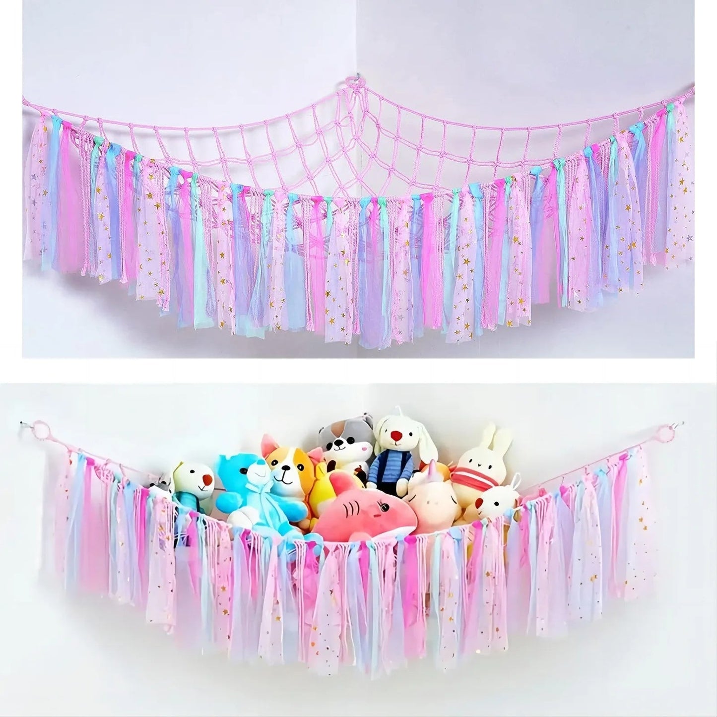 Rangement Chambre Enfant - Range Peluches - StorageHammockâą - Rangement Innovant