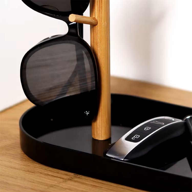 Rangement Bijoux - Et Clé - BranchOvalTray™ - Noir - Oval/Noir - Rangement Innovant