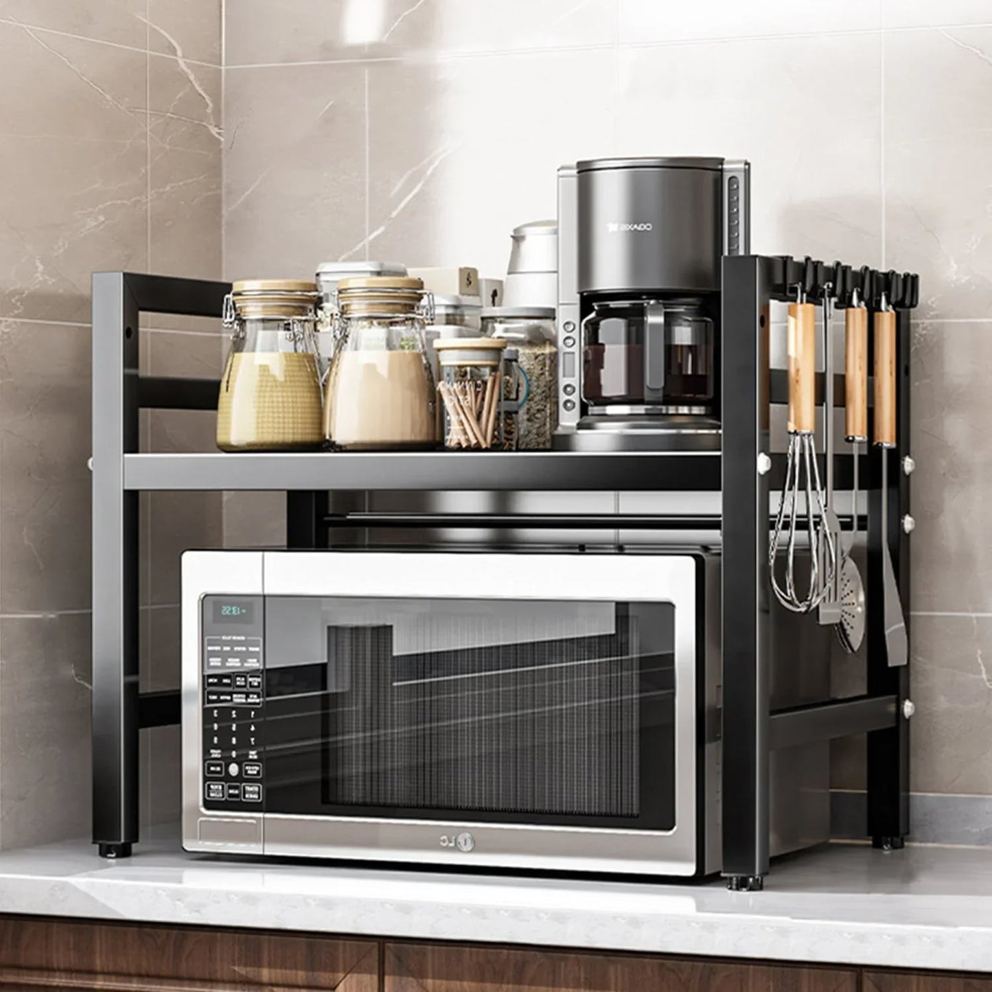 Rangement cuisine - Étagère extensible - Rangement Innovant