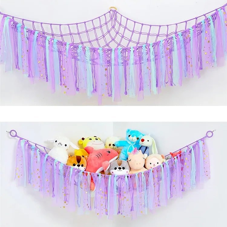 Rangement Jouet - Pour Peluches - StorageHammock™ - Rangement Innovant