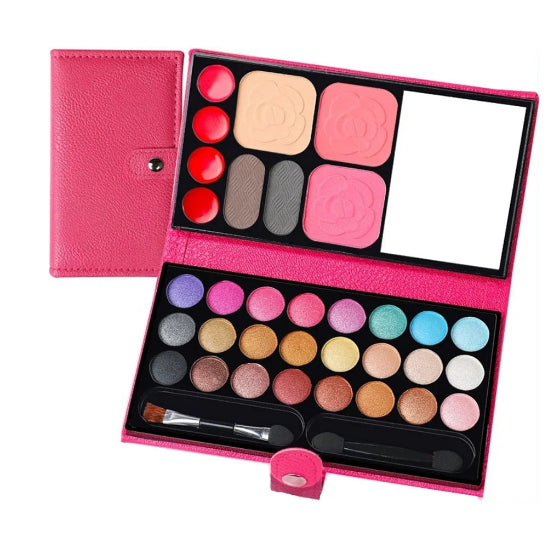 palette maquillage enfant non toxique rose rouge