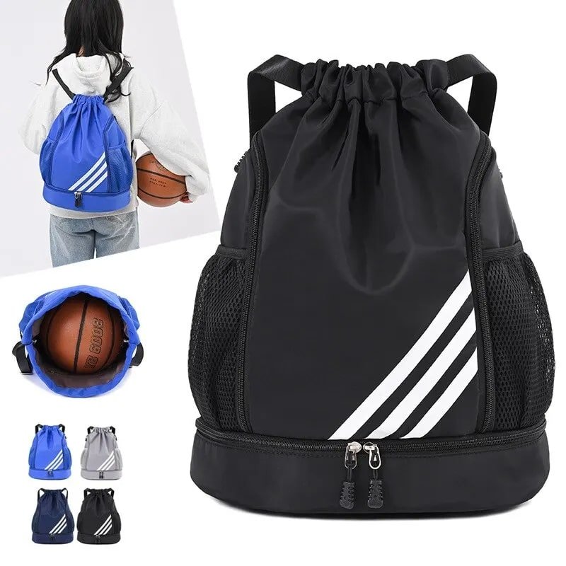 SAC A DOS ENFANT - De Sport - Bleu - Rangement Innovant