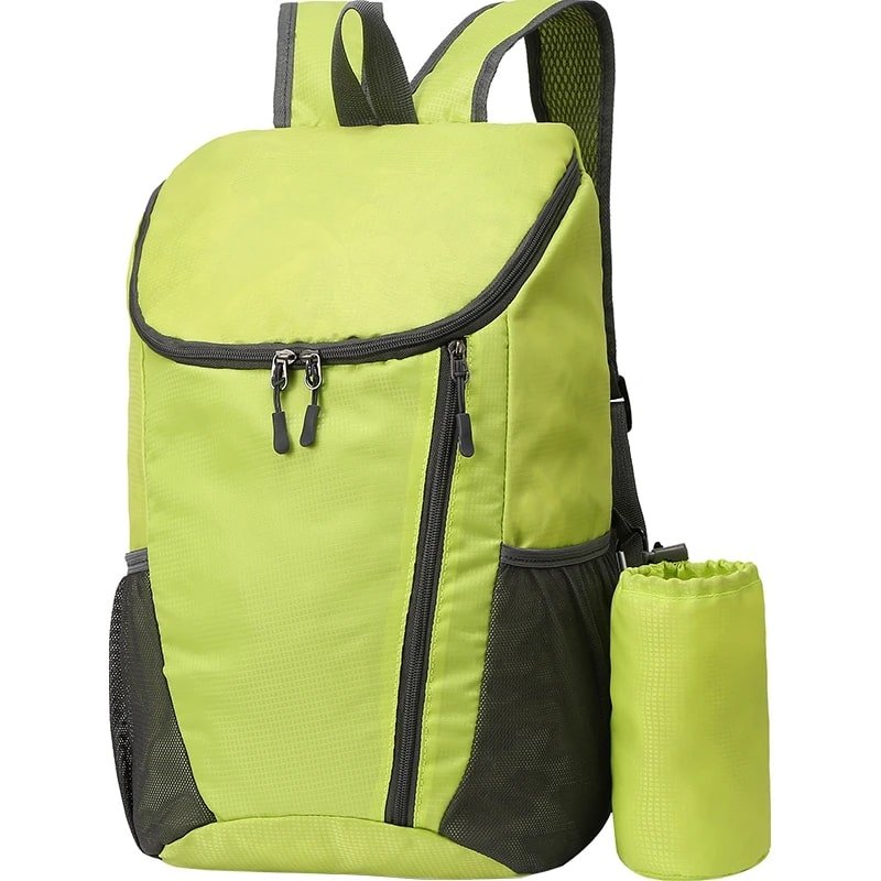 SAC A DOS - Pliable - Vert - Rangement Innovant