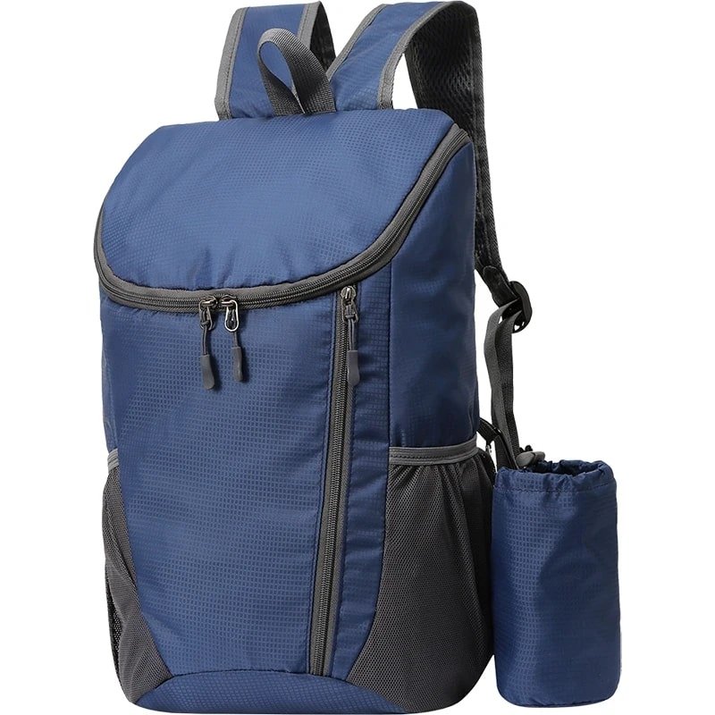 SAC A DOS - Pliable - Bleu marine - Rangement Innovant