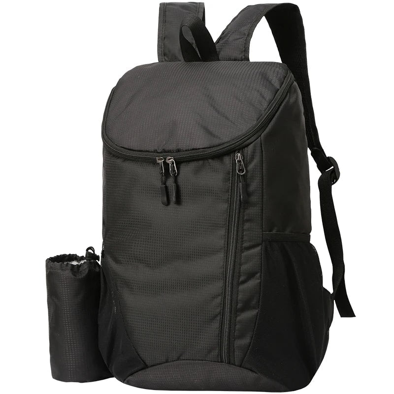 SAC A DOS - Pliable - Noir - Rangement Innovant