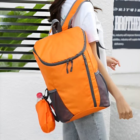SAC A DOS - Pliable - Bleu - Rangement Innovant