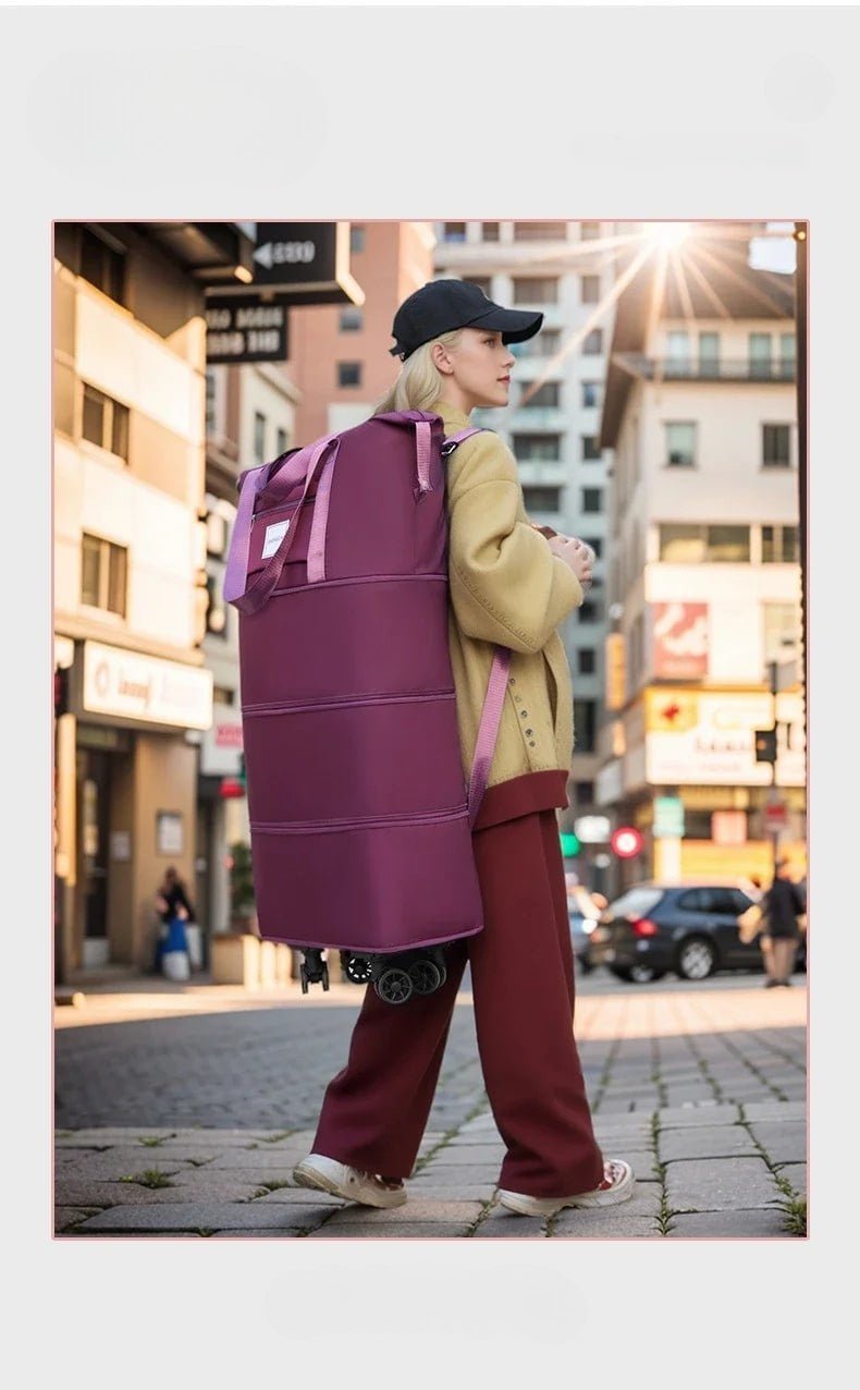 Sac de voyage - A roulettes - Ajustable - Rangement Innovant