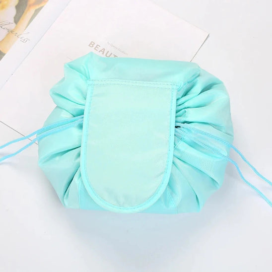 trousse maquillage pratique bleu ciel rangement innovant