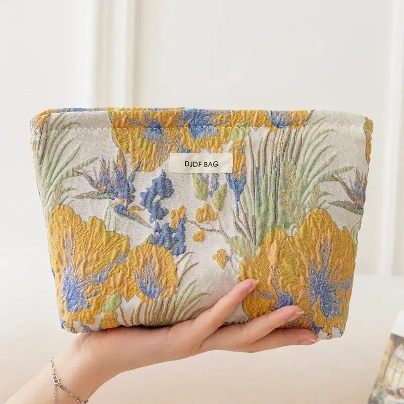 Trousse de toilette femme - Florale - Rangement Innovant