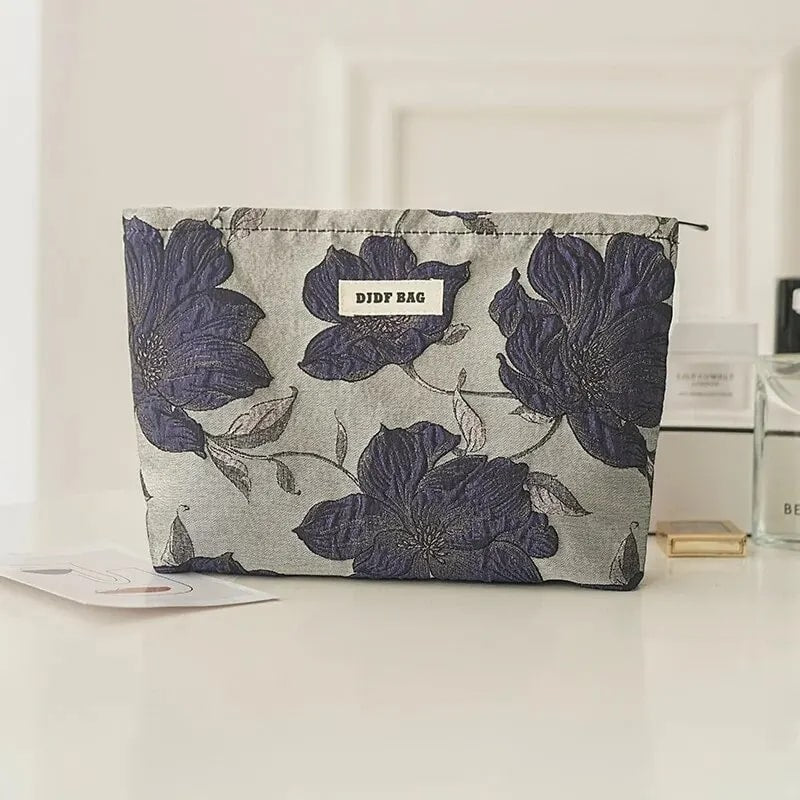 Trousse de toilette femme - Florale - Rangement Innovant