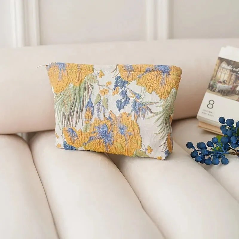 Trousse de toilette femme - Florale - Rangement Innovant