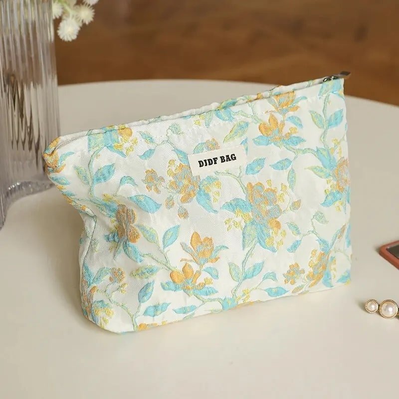 Trousse de toilette femme - Florale - Rangement Innovant