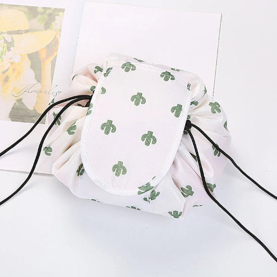 trousse maquillage pratique cactus rangement innovant