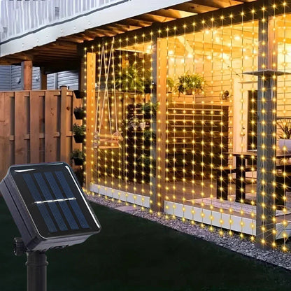 Guirlande solaire Écolight lumière chaude décoration terrasse