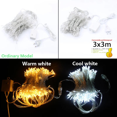 Guirlande Led Éco  Lumineuse description lumière chaude lumière froide modèle intérieur modèle extérieur