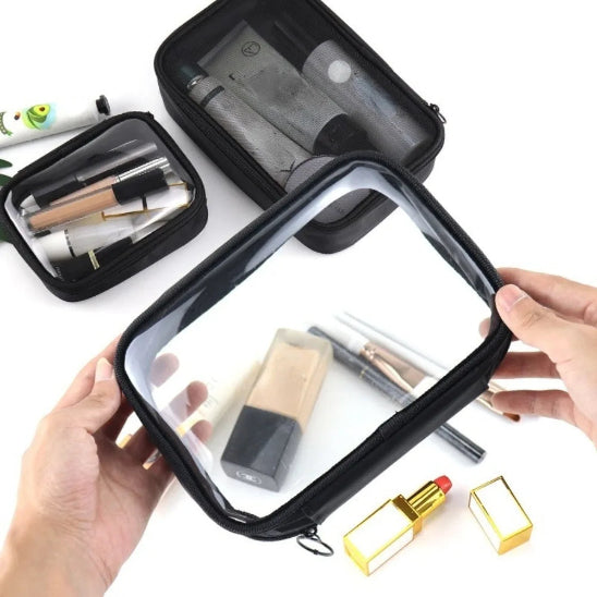 Trousse de maquillage - Élégance Voyage - plusieurs fermées - rangement innovant