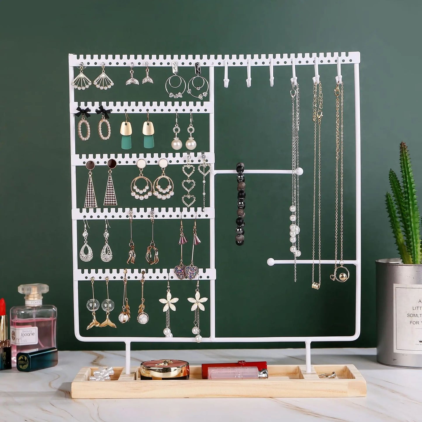 Bijoux-rangement-élégant-rangement-innovant-blanc