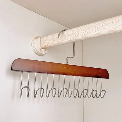 Cintres bois foncé
