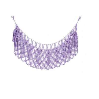 Rangement Peluche Coton Bohème violet