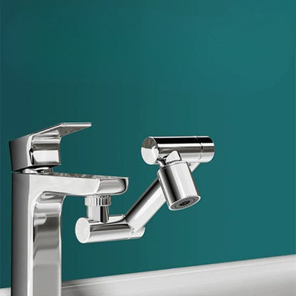 Embout robinet EcoSplash chromé fermé fixé sur mitigeur chromé
