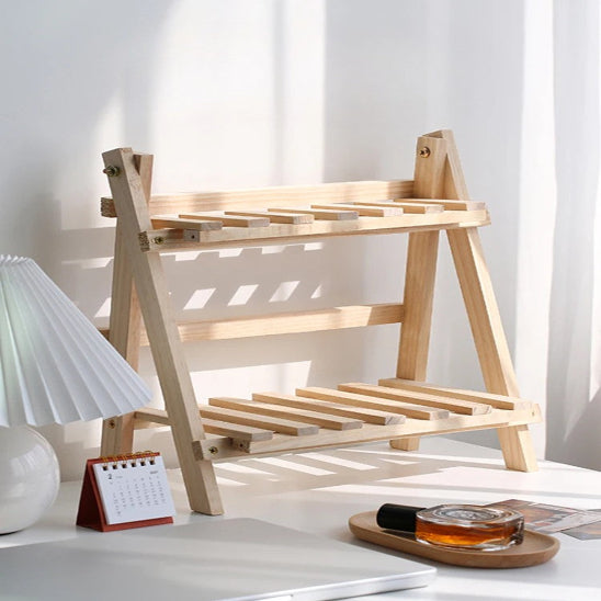 Etagere bureau  WorkSpace Design posé sur bureau côté fenêtre