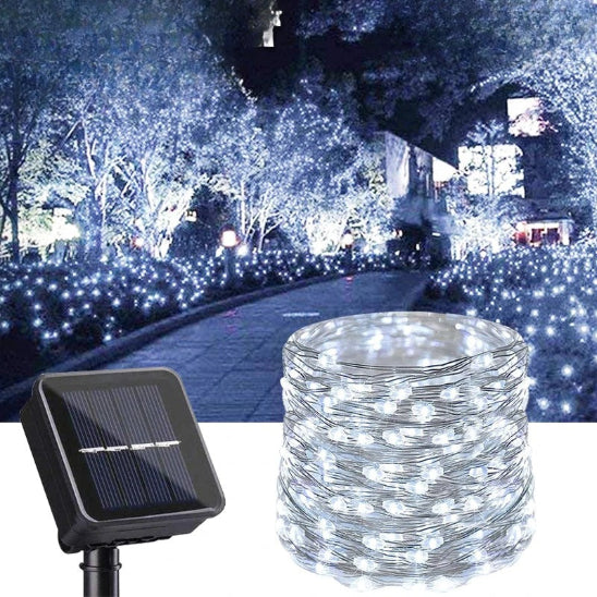 Guirlande lumineuse extérieur MagiGarden lumière blanche froide décoration arbres jardin
