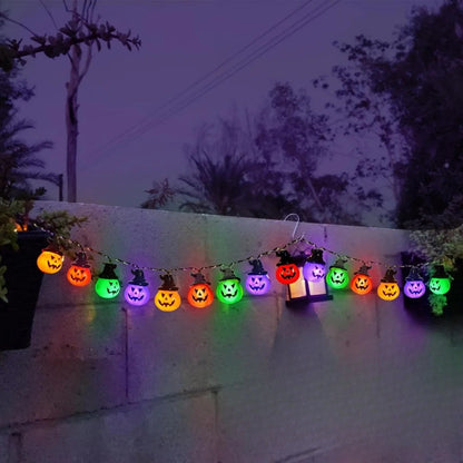 Guirlande solaire | Halloween Citrouilles