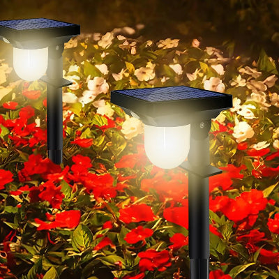 Lampe détecteur de mouvement exterieur solaire  EcoSécurité plusieurs allumées jardin nocturne