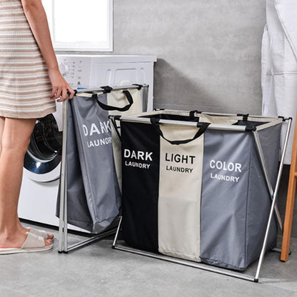 Panier-à-linge-pliable-rangement-innovant-plié