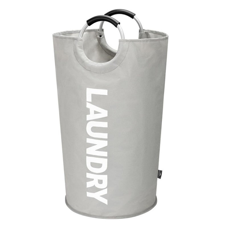 Panier-à-linge-pliable-spacieux-rangement-innovant-gris-clair