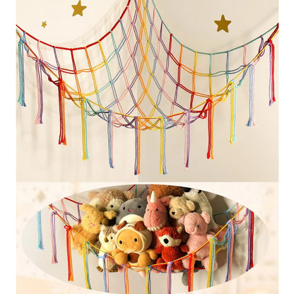 Rangement-Chambre-Enfant-Range-Peluches-StorageHammock™-Rangement-Innovant-multicolore