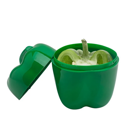 Rangement Cuisine - Boîte de Conservation Alimentaire - VeggieKeeper™ - Poivron - Rangement Innovant