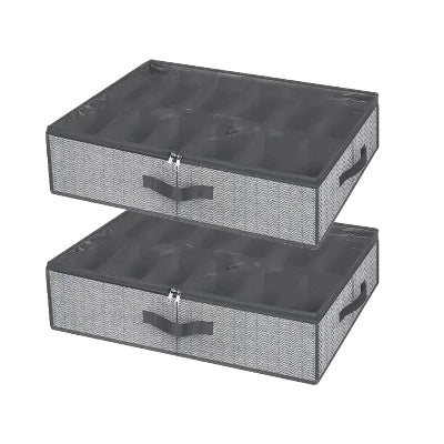 Rangement chaussures sous lit  Anti-Poussière gris
