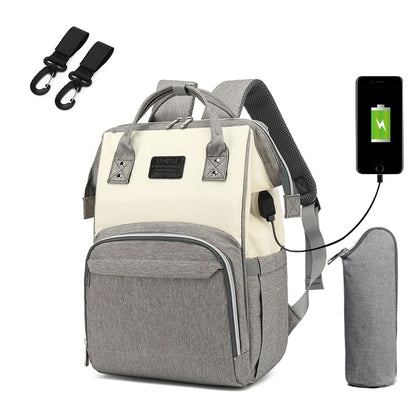 SAC-A-DOS-A-LANGER-Rangement-Innovant-tq01-gris-blanc-avec-usb