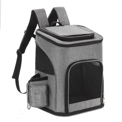 SAC A DOS CHAT  Aventure Confort gris